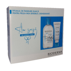 Hydrabio Gel-Cremă hidratare în profunzime si Hydrabio H2O Apă micelară, Bioderma